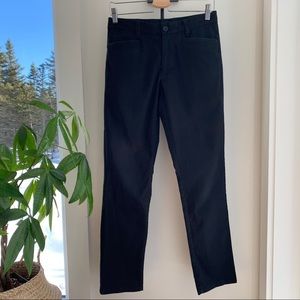 Calvin Klein Black Cotton Pants